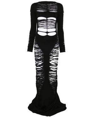 Rick Owens Luna マキシドレス - ブラック