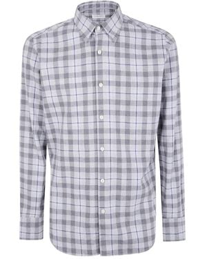 Tintoria Mattei 954 Checked Shirt - Blue