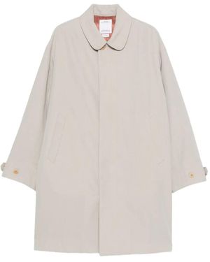 Visvim Balmat Round-Collar Coat - White