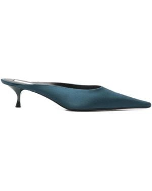 Victoria Beckham 45Mm Pointed Mules - Blue
