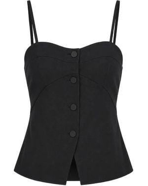 ARMANI EXCHANGE Caraco À Boutonnière - Noir