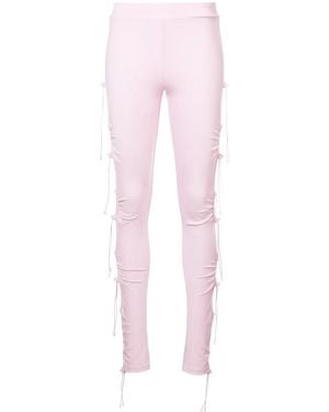 Fenty Side-Ruching Leggings - Pink