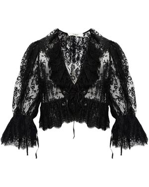 Chloé Blouse À Volants - Noir