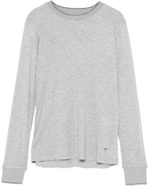 Lorena Antoniazzi グリッターネック ロングtシャツ - グレー