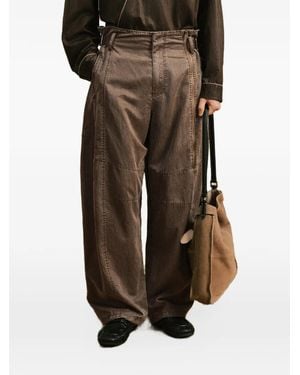 CROQUIS Pantalon À Coupe Ample - Brown