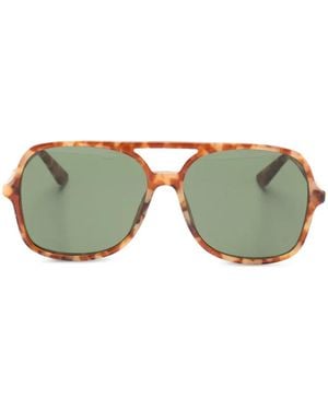 Chloé Geometric Sunglasses - Green