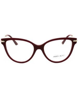 Jimmy Choo Cat-Eye Glasses - Red
