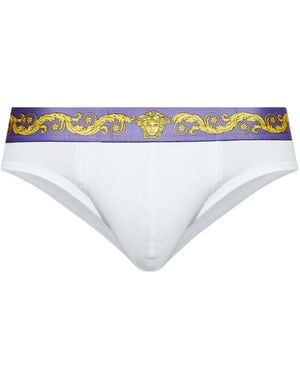 Versace Medusa-Motif Briefs - White