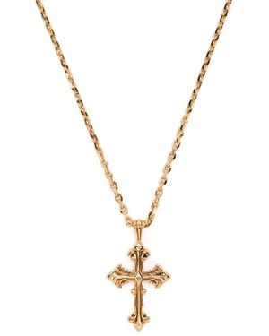 Emanuele Bicocchi Cross Pendant Necklace - Metallic