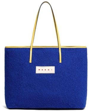 Marni Reversible Tote Bag - Blue
