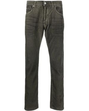 14 Bros Logo-Patch Straight-Leg Jeans - Grey