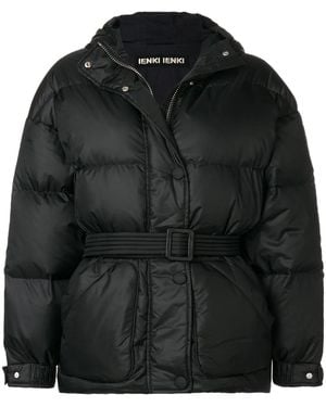 Ienki Ienki Belted Puffer Jacket - Black