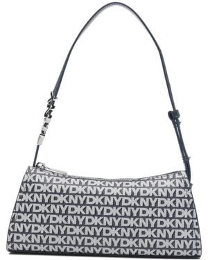 DKNY Logo Tz Shoulder Bag - Metallic