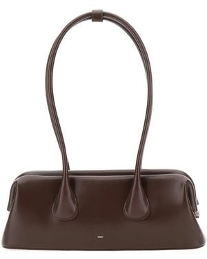 OSOI Leather Shoulder Bag - Brown