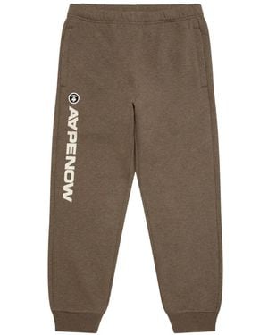 Aape By A Bathing Ape Logo-Print Track Pants - Gray
