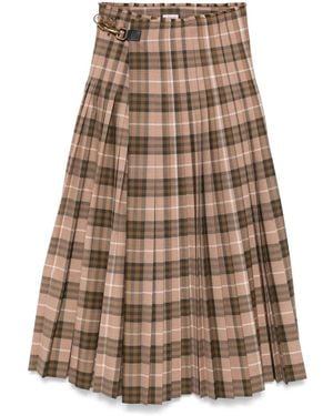 Burberry Maxirock Mit Vintage Check-Muster - Braun