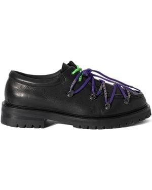 Off-White c/o Virgil Abloh Heritage Lace-Up Leather Derby Shoes - Black