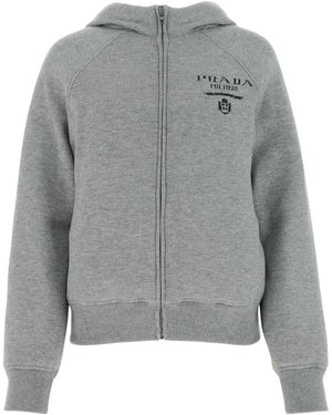 Prada Jack Met Logo-Jacquard - Grijs