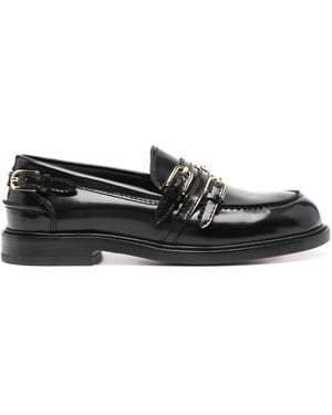 Sandro バックル ローファー - ブラック