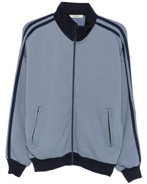 6397 Side-Stripe Zip-Fastening Sweatshirt - Blue