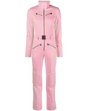 Bogner Misha Striped Ski Suit - Pink
