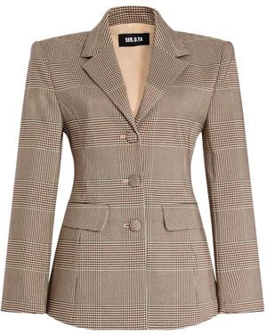 SER.O.YA Jennifer Single-Breasted Blazer - Natural