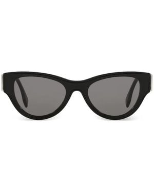 Fendi Logo-Temple Cat-Eye Sunglasses - Grey