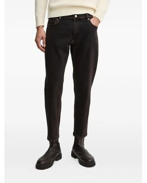Sisley Five-Pocket Tapered Jeans - Black