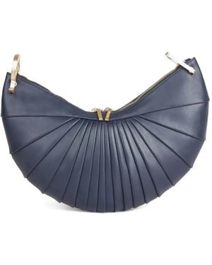 Cult Gaia Leather Crossbody Bag - Blue