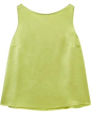 Maliparmi Cady Boat-Neck Blouse - Green