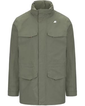 K-Way Pocketed Jacket - Green
