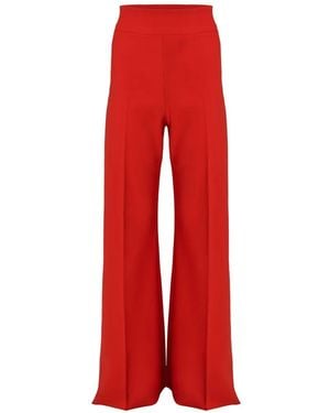Carolina Herrera Pantalon Diane À Coupe Ample - Red
