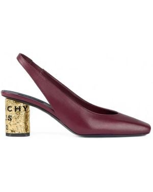 Givenchy Tape Slingbacks Aus Leder - Lila