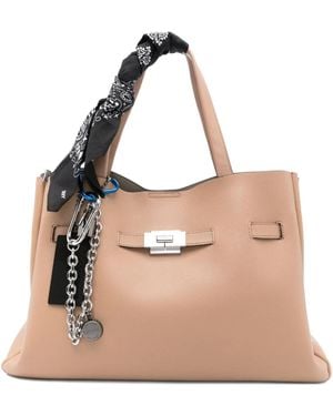 DKNY Large Bryar chain-accented tote bag - Natur