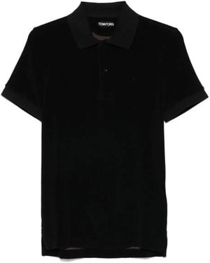 Tom Ford Polo Shirts - Black