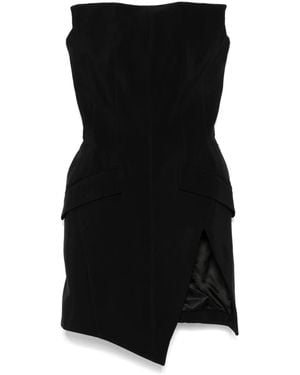 Mugler Tailored Bustier Dress - Black