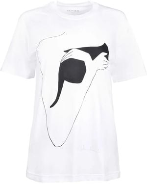 Askthedust Cat T-Shirt - White