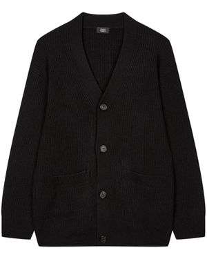 Studio Tomboy X Cardigan A Coste - Nero