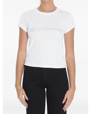 Alexander Wang Ribbed T-Shirt - White