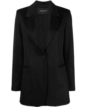 Fabiana Filippi Single-Breasted Blazer - Black