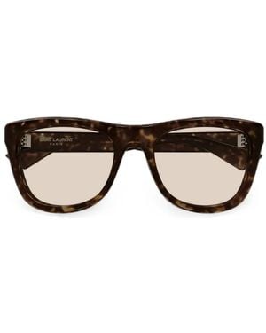 Saint Laurent Gafas De Sol Con Montura Cuadrada - Negro