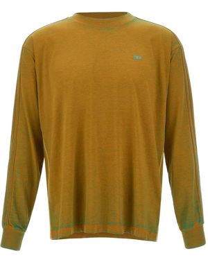 DIESEL Sudadera Con Logo Estampado - Verde
