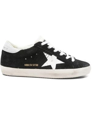 Golden Goose Super-Star Lace-Up Trainers - White