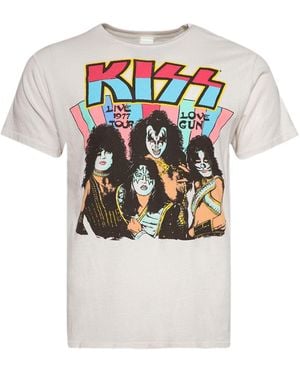 MadeWorn Kiss Graphic-Print Cotton T-Shirt - White