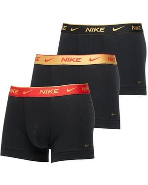 Nike Logo Boxers (Set Of Three) - Black