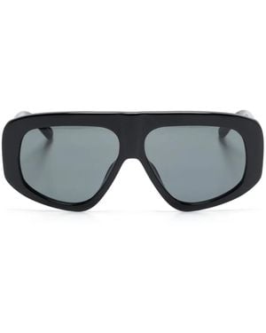 The Attico Gafas de sol con montura oversize de Linda Farrow x - Gris