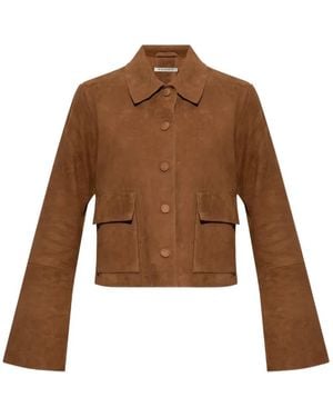 By Malene Birger Annie Jacke mit Klappentasche - Braun