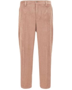 Briglia 1949 Portofinos Ribbed Velvet Trousers - ナチュラル