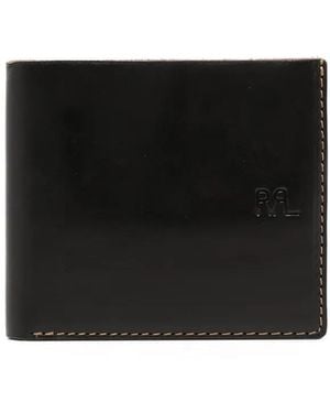 RRL Portafoglio Con Logo Goffrato - Nero