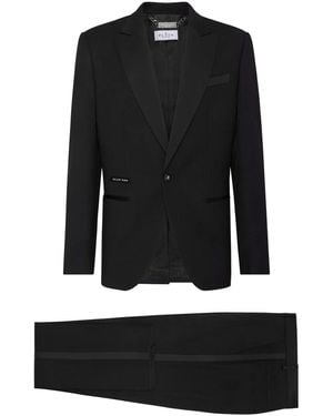 Philipp Plein Single-Breasted Suit - Black